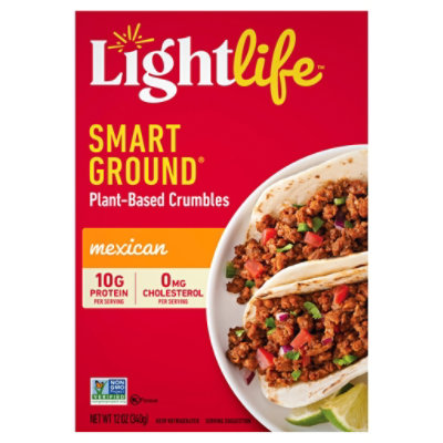 Lightlife Smart Ground Mexican Crumbles Meatless - 12 Oz - Image 3