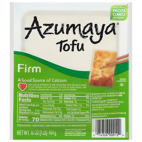 Azumaya Tofu Firm - 16 Oz