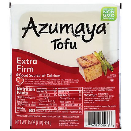 Azumaya Tofu Extra Firm - 14 Oz - Image 1