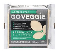 Go Veggie Lactose Free Pepper Jack Flavor Slices - 7.3 Oz