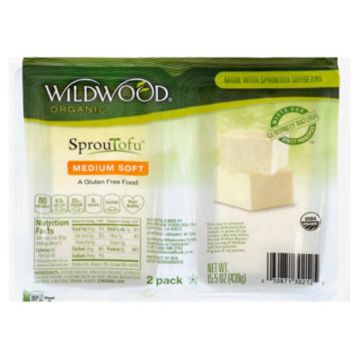 Wildwood Organic Medium Tofu Twin Pack - 15.5 Oz
