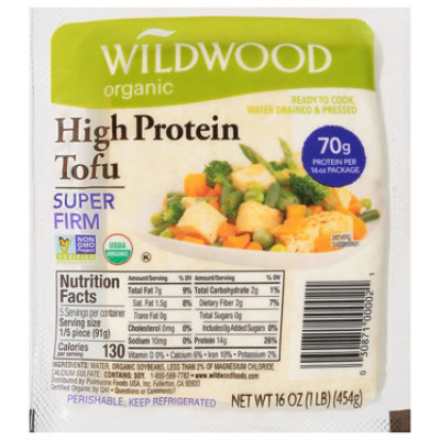 Wildwood Organic Super Firm SprouTofu - 20 Oz - Image 2