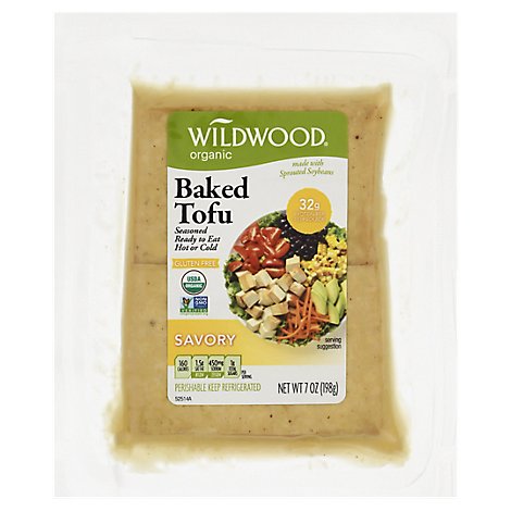 Wild Wood Baked Tofu Savory - 6 Oz
