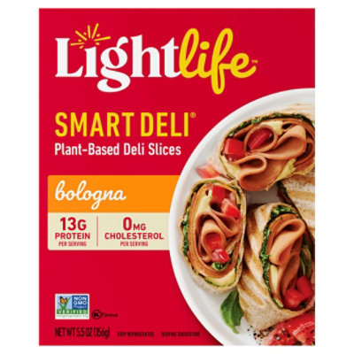 Lightlife Smart Deli Veggie Bologna Slices Meatless - 5.5 Oz - Image 3