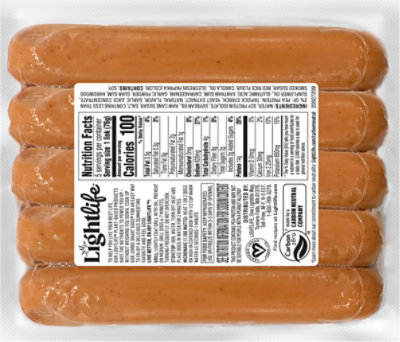 Lightlife Smart Deli Jumbos Prepacked - 13.5 Oz - Image 4