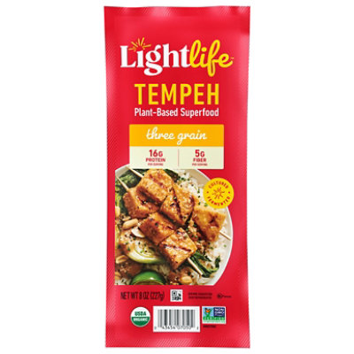 Lightlife Tempeh Three Grain - 8 Oz - Image 1