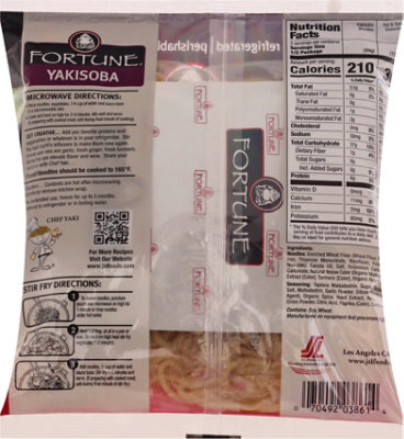 Fortune Yakisoba Noodles Hot & Spicy Stir-Fry Prepacked - 7.7 Oz - Image 6