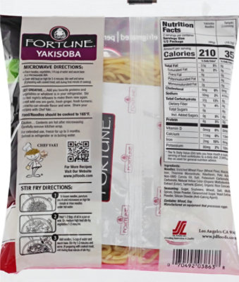 Fortune Yakisoba Noodle Teriyaki Stir-Fry Prepacked - 7.7 Oz - Image 6