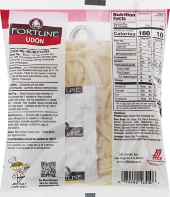 Fortune Noodles Udon Original Prepacked - 7 Oz - Image 6