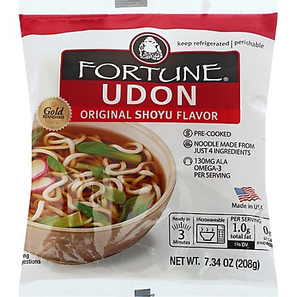 Fortune Noodles Udon Original Prepacked - 7 Oz - Image 2