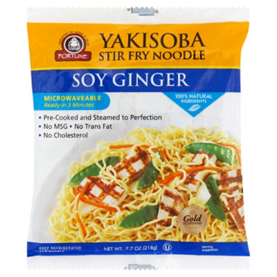 Fortune Yakisoba Noodles Stir-Fry Soy Ginger - 7.7 Oz - Image 1