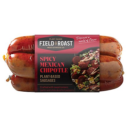 Field Roast Grain Meat Vegetarian Chipotle Sausage - 12.9 Oz - Image 3