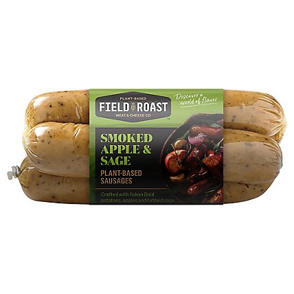Field Roast Grain Meat Vegetarian Smoked Apple Sage Sausage - 12.9 Oz - Image 3