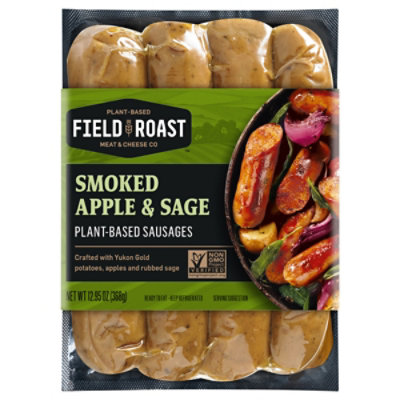 Field Roast Grain Meat Vegetarian Smoked Apple Sage Sausage - 12.9 Oz - Image 3