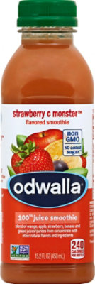 Odwalla Flavored Smoothie Blend Strawberry C Monster - 15.2 Fl. Oz. - Image 2