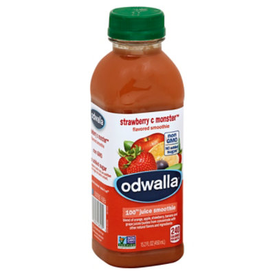 Odwalla Flavored Smoothie Blend Strawberry C Monster - 15.2 Fl. Oz.