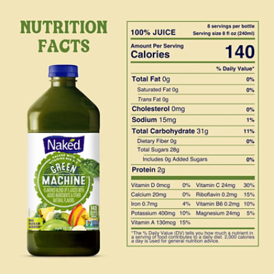 Naked Juice Blend Green Machine - 64 Fl. Oz. - Image 7
