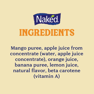 Naked Juice Smoothie Pure Fruit Mighty Mango - 64 Fl. Oz. - Image 6