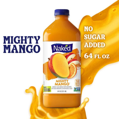 Naked Juice Smoothie Pure Fruit Mighty Mango - 64 Fl. Oz. - Image 2