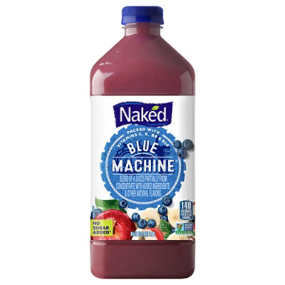 Naked® Juice Blue Machine No Sugar Added 100% Juice Smoothie Drink, 64 fl  oz - Fred Meyer