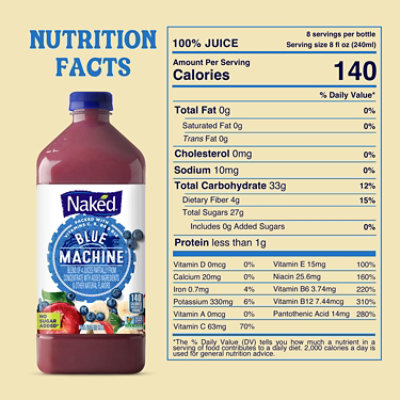 Naked Juice Smoothie Boosted Blue Machine - 64 Fl. Oz. - Image 7