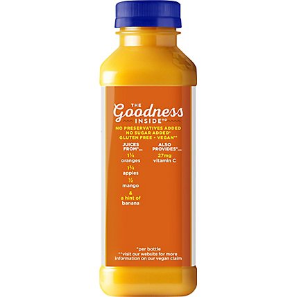 Naked Juice Smoothie Pure Fruit Orange Mango - 15.2 Fl. Oz. - Image 6