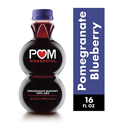 POM Wonderful 100% Pomegranate Blueberry Juice - 16 Fl. Oz. - Image 2