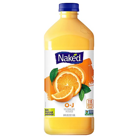 Naked Pasteurized Orange Juice - 64 Fl. Oz.