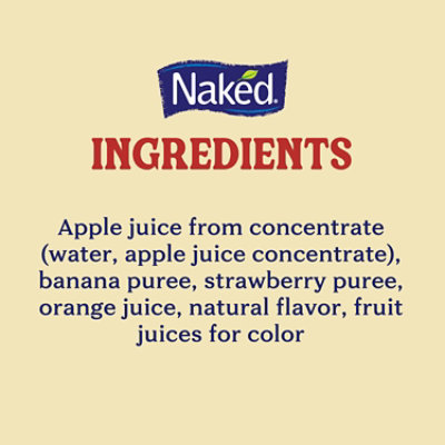 Naked Juice Smoothie Pure Fruit Strawberry Banana - 15.2 Fl. Oz. - Image 5