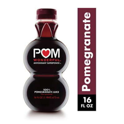 POM Wonderful, 100% Pomegranate Juice, 16 Fl Oz Bottle (Pack of 6)