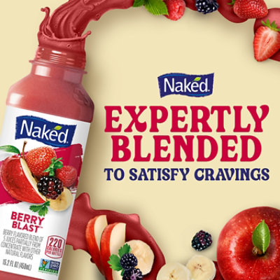 Naked Juice Smoothie Pure Fruit Berry Blast - 15.2 Fl. Oz. - Image 3