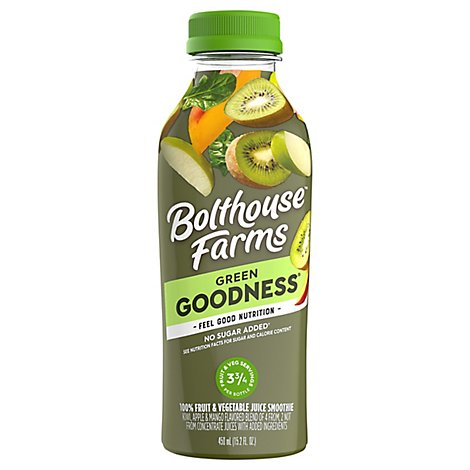 Bolthouse Farms Green Goodness 100% Fruit Juice Smoothie - 15.2 Fl. Oz.