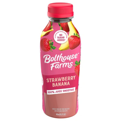 Bolthouse Farms 100% Fruit Juice Smoothie Strawberry Banana - 15.2 Fl. Oz. - Image 2