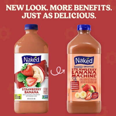 Naked Boosted Smoothie Strawberry Banana Machine - 64 Fl. Oz. - Image 2