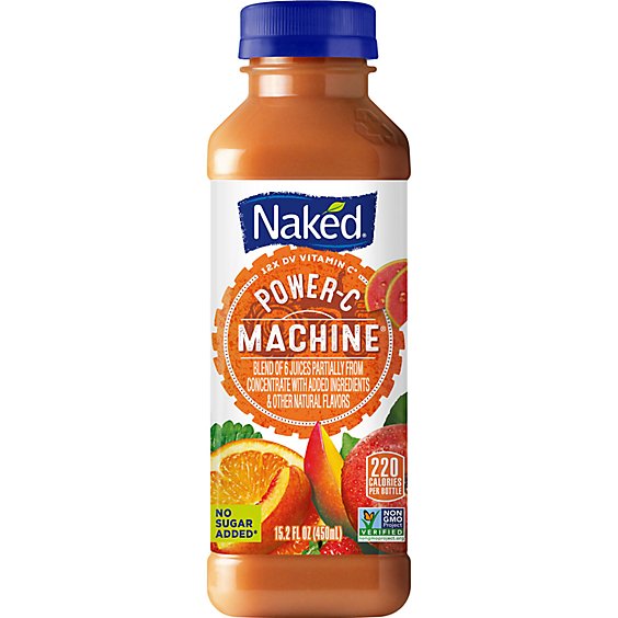 Naked Juice Smoothie Boosted Power-C Machine - 15.2 Fl. Oz.