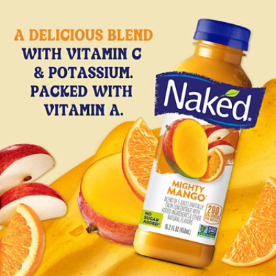 Naked Juice Smoothie Pure Fruit Mighty Mango - 15.2 Fl. Oz. - Image 3