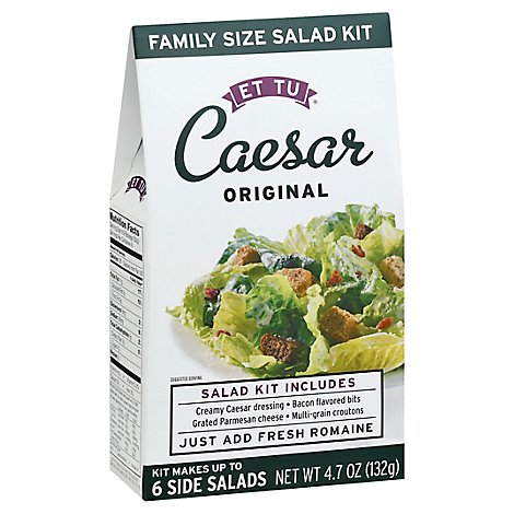 ET TU Salad Kit Caesar Classic - 4.7 Oz