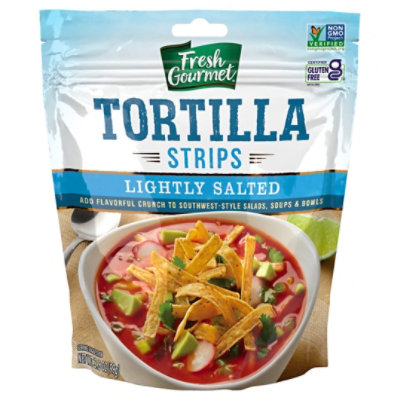 Fresh Gourmet Tortilla Strips Lightly Salted - 3.5 Oz - Image 3