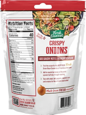 Fresh Gourmet Crispy Onions Lightly Salted - 3.5 Oz - Image 6