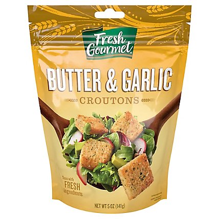 Fresh Gourmet Croutons Premium Butter & Garlic - 5 Oz - Image 2