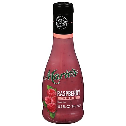 Maries Vinaigrette Real Premium Non Gmo Oil Raspberry - 11.5 Fl. Oz. - Image 1