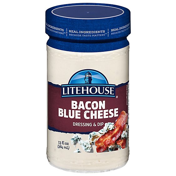 Litehouse Dressing & Dip Bleu Cheese Bacon - 13 Fl. Oz.
