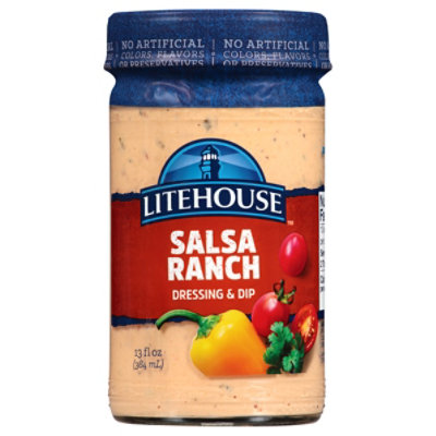 Litehouse Dressing Lite Ranch Salsa - 13 Fl. Oz. - carrsqc