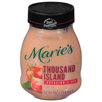 Maries Salad Dressing & Dip Real Premium Non Gmo Oil Thousand Island - 12 Fl. Oz. - Image 3