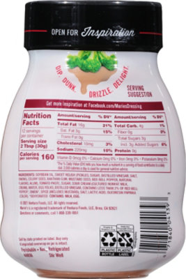 Maries Salad Dressing & Dip Real Premium Non Gmo Oil Thousand Island - 12 Fl. Oz. - Image 5