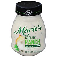 Maries Salad Dressing & Dip Real Premium Non Gmo Oil Creamy Ranch - 12 Fl. Oz. - Image 3