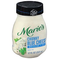 Maries Salad Dressing & Dip Real Premium Non Gmo Oil Chunky Blue Cheese - 12 Fl. Oz. - Image 2