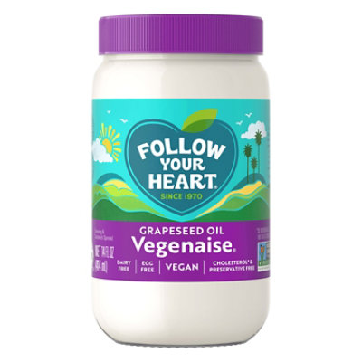 Follow Your Heart Dressing Grape Seed Oil Vegenaise - 16 Fl. Oz. - Image 1