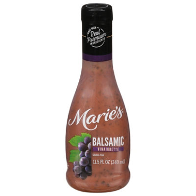 Maries Vinaigrette Real Premium Non Gmo Oil Balsamic - 11.5 Fl. Oz. - Image 3