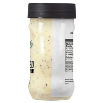 Maries Salad Dressing Real Premium Non Gmo Oil Poppy Seed - 12 Fl. Oz. - Image 5
